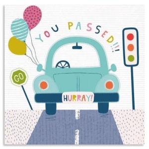 Passed Driving Test Greeting Card